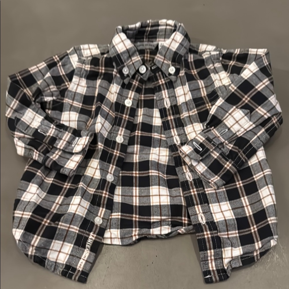 Janie and Jack toddler plaid Shirt